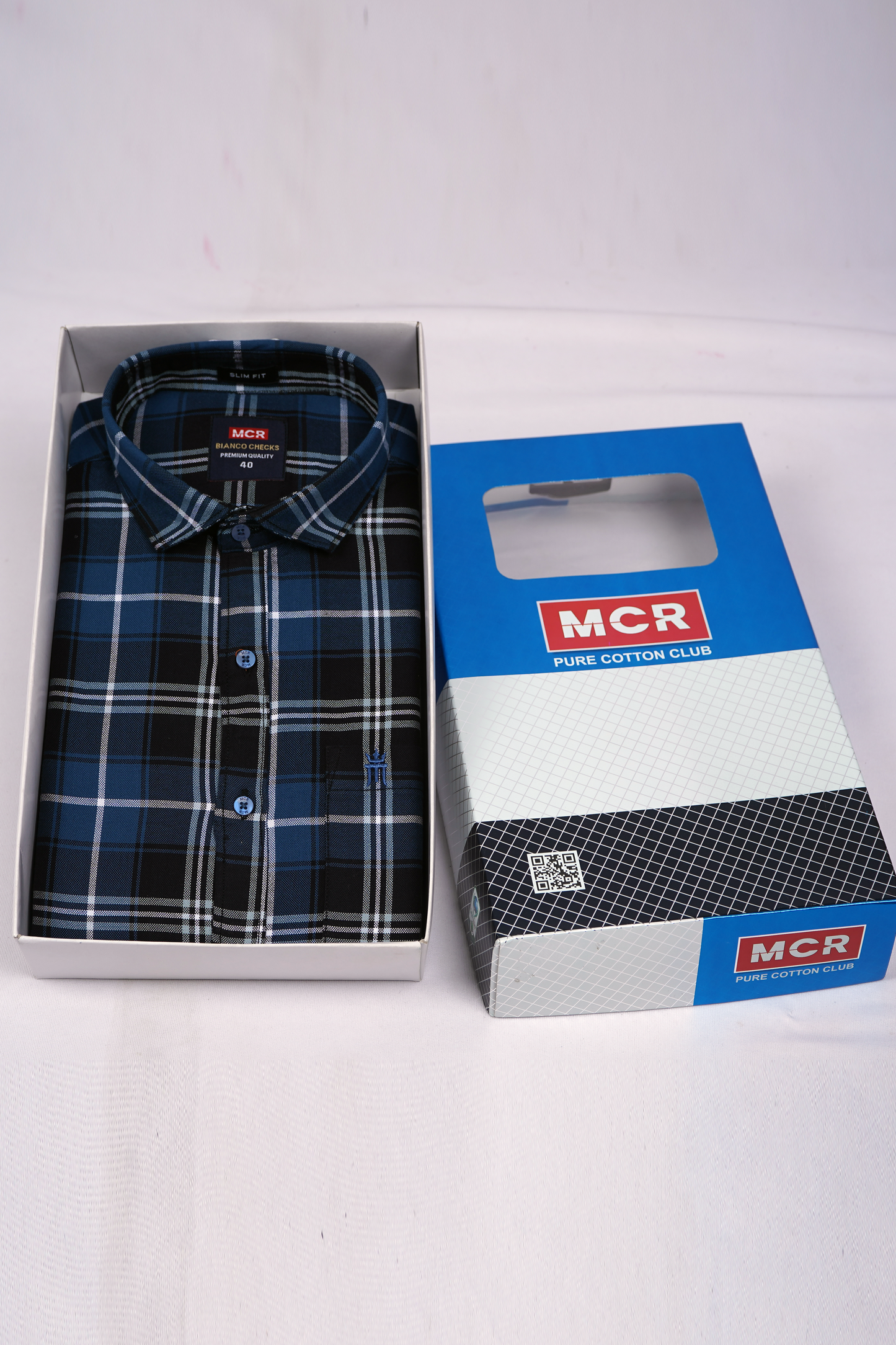 MCR BIANCO CHECKS 91015 Full Sleeve Formal Color Shirt For Men
