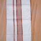 FCD-80 W/D DHOTI 3.80 MTR-Light Brown