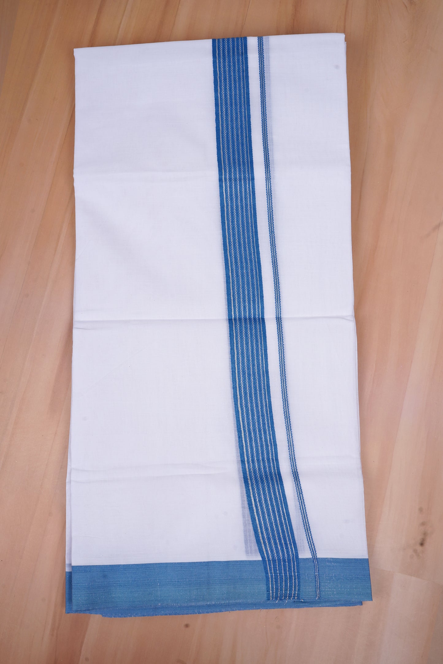 FCD-470 W/D DHOTI 4.00 MTR - Blue