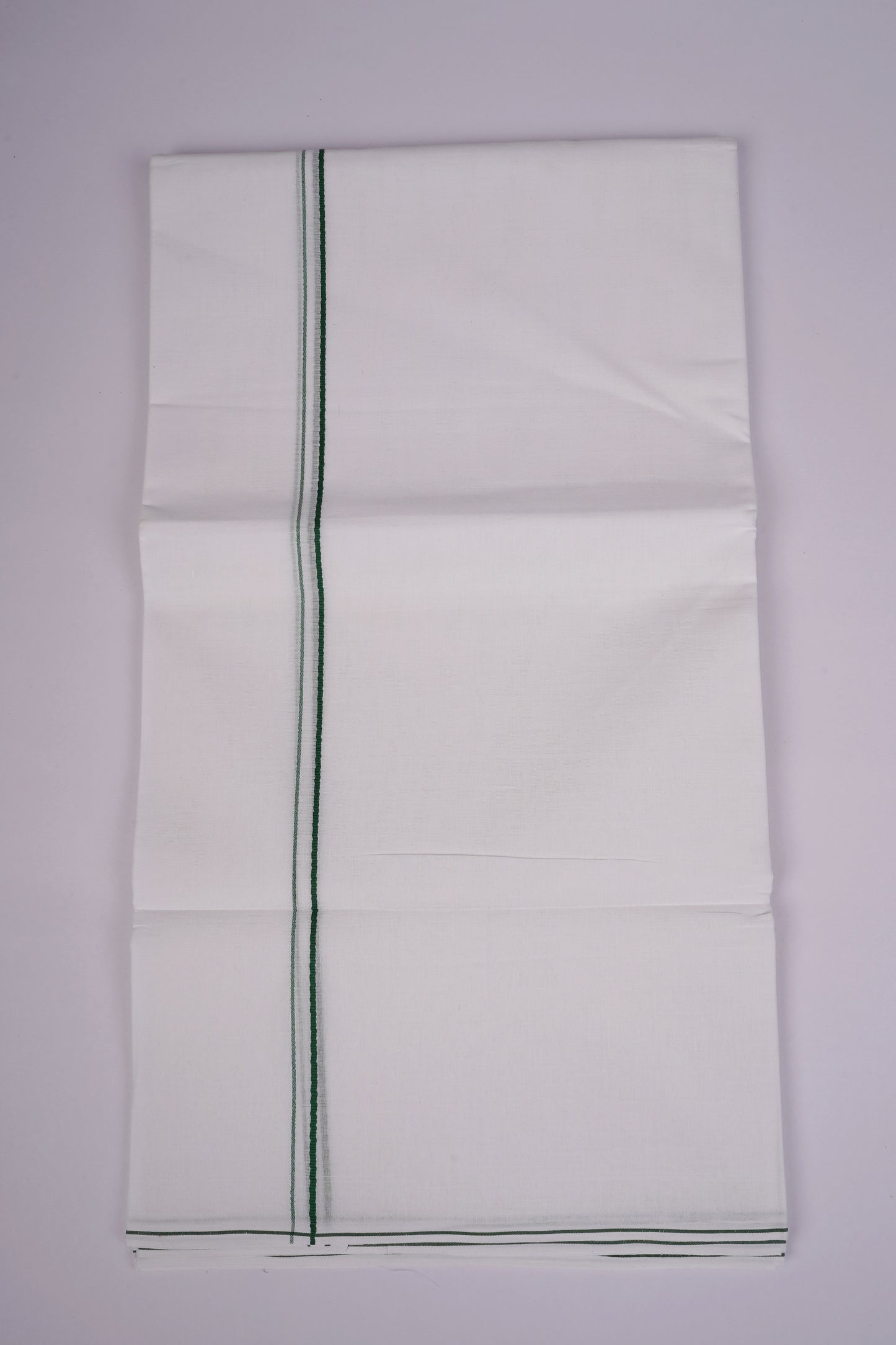 SD-16 W/D DHOTI  4.00 MTR-Dark Green