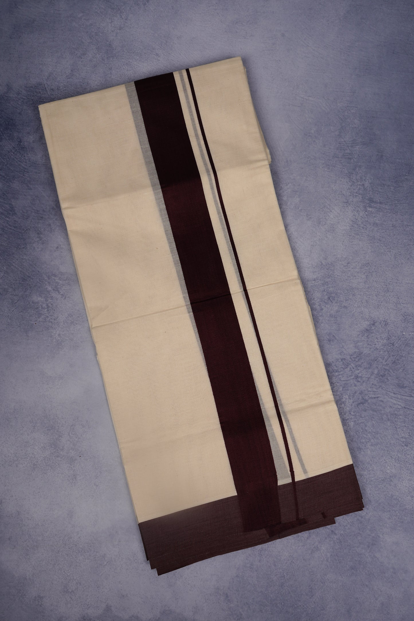 FCD-77C C/D DHOTI  4.00 MTR-Dark Brown