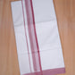 FCD-602 W/D DHOTI 3.80 MTR - Dark Pink