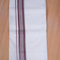 FCD-616 W/D DHOTI 3.80 MTR - Dark brown