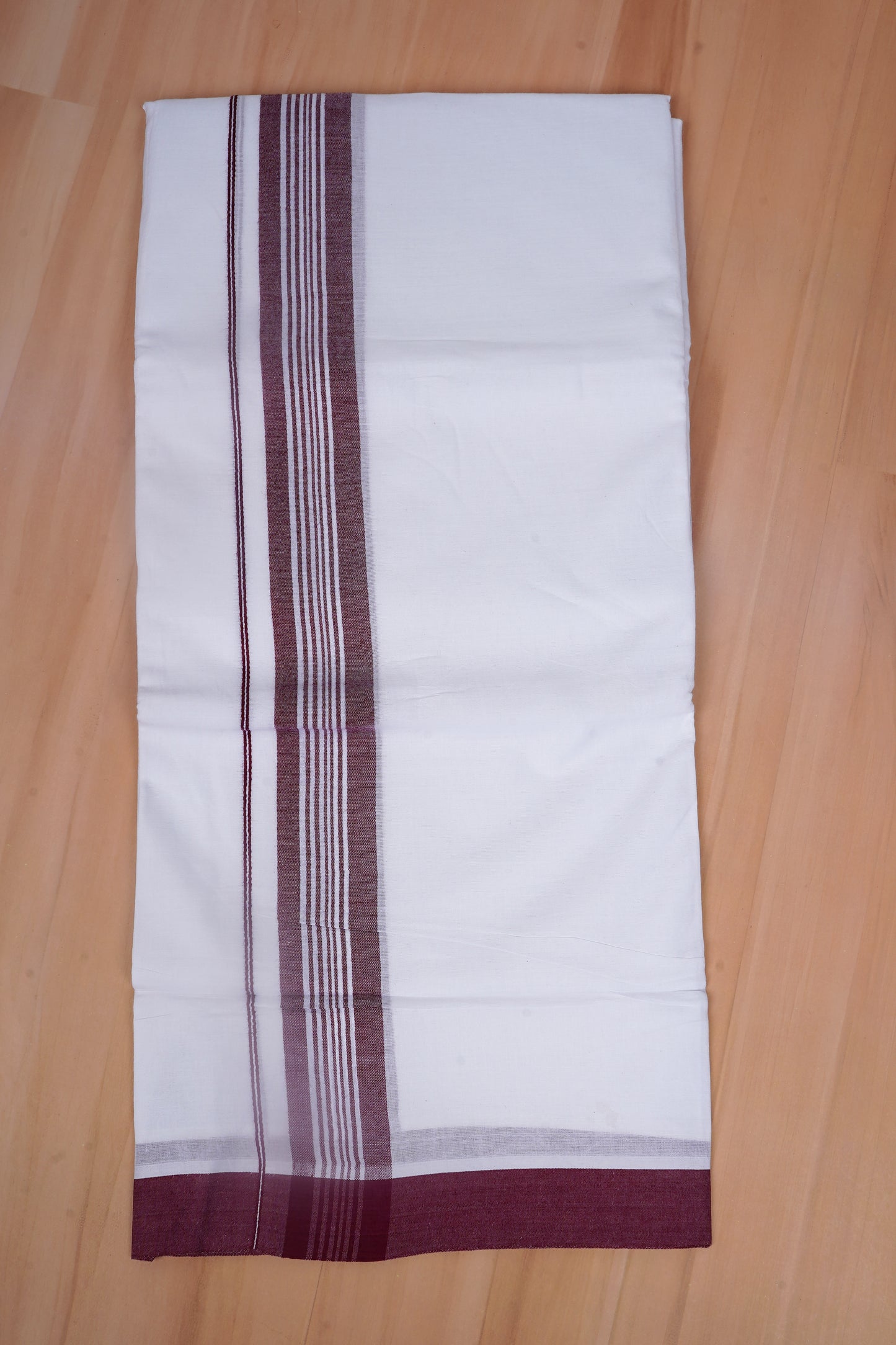 FCD-616 W/D DHOTI 3.80 MTR - Dark brown
