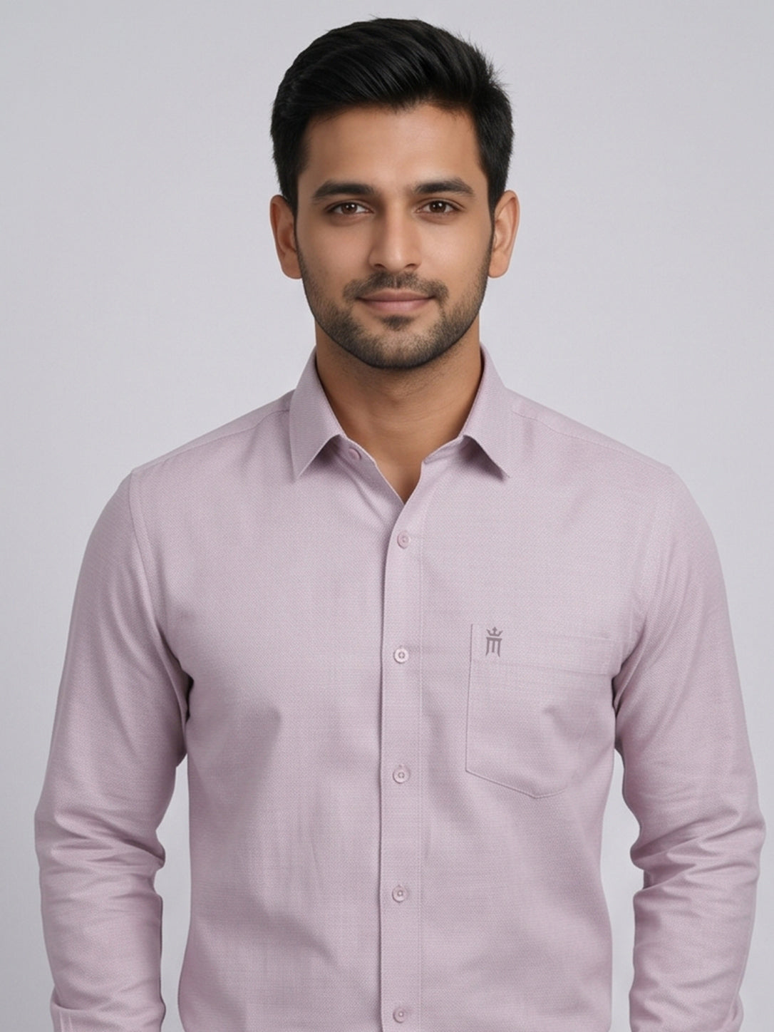 MCR Men Formal Colour Shirt - Dusty rose 82506 Hydrogen