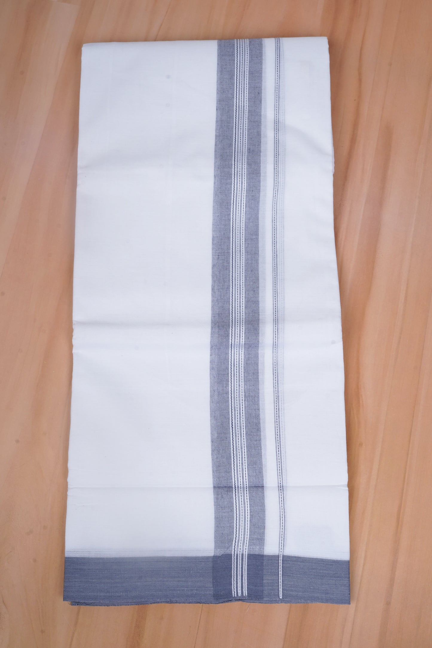 FCD-613 W/D DHOTI 3.80 MTR - Blue