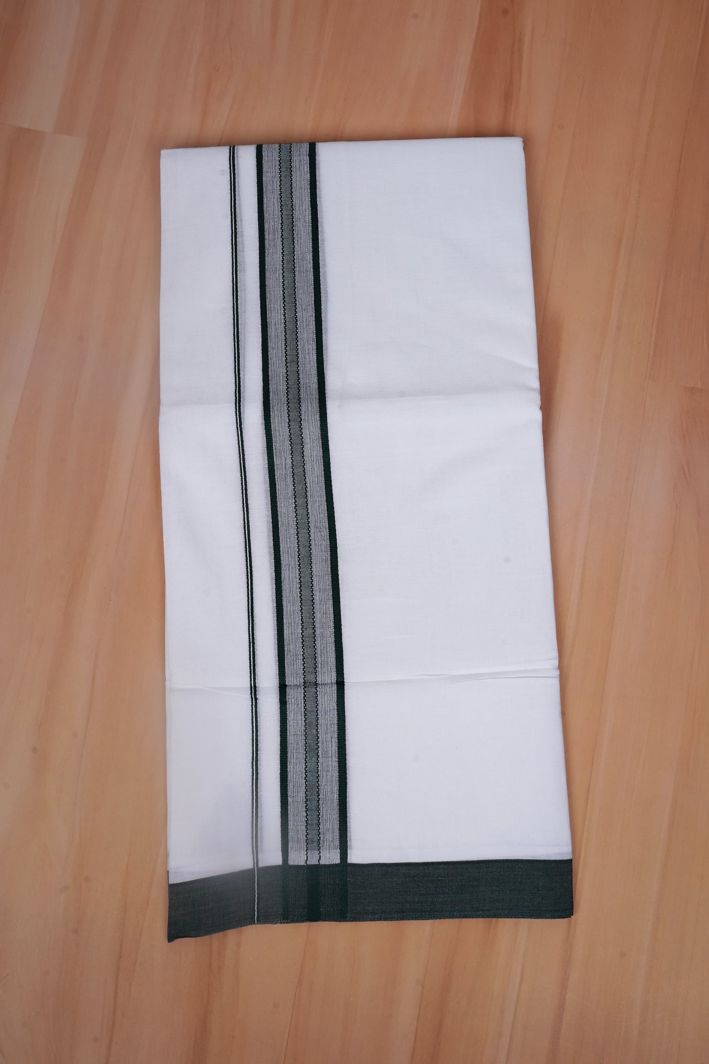 FCD-588 W/D DHOTI 3.80 MTR - Dark Green