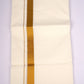 GLD-33C CREAM DOUBLE DHOTI  3.80 MTR