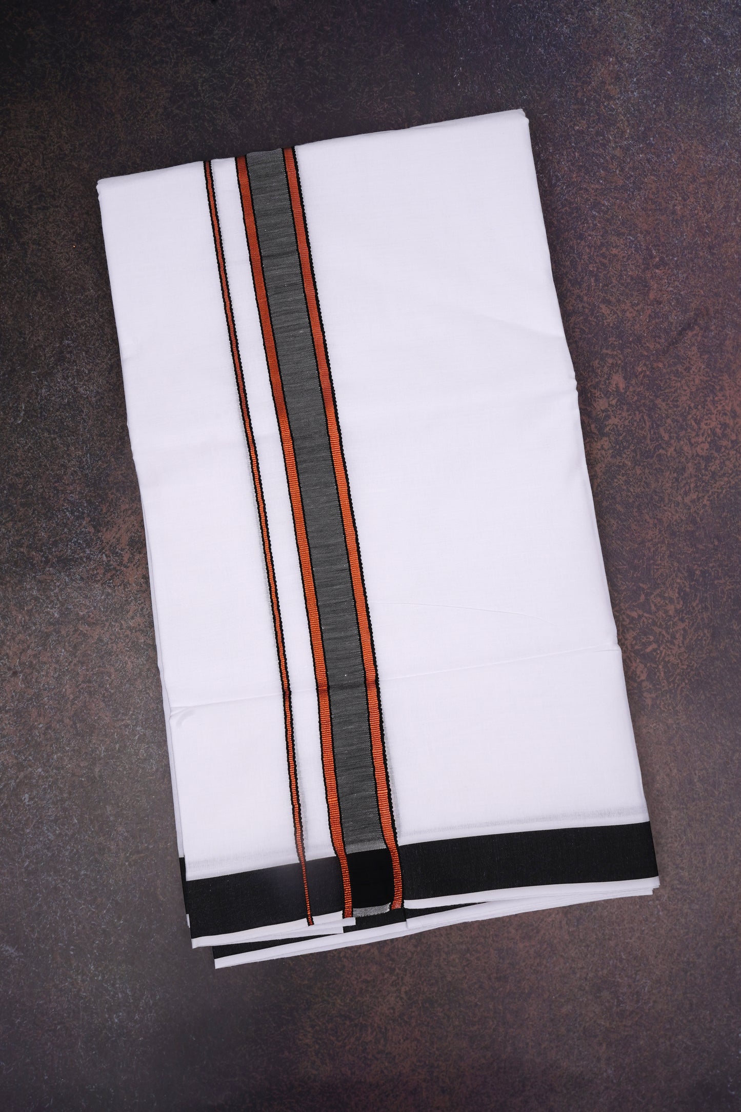 FD-176 W/D DHOTI 3.80 MTR-Dark gray