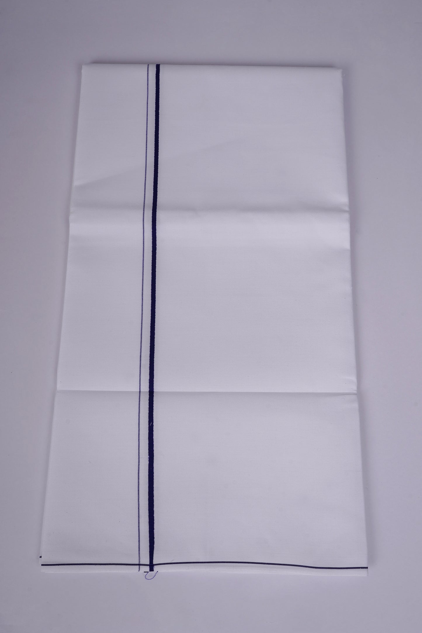 SS-STAIN FREE W/S DHOTI  2.00 MTR - Dark Blue