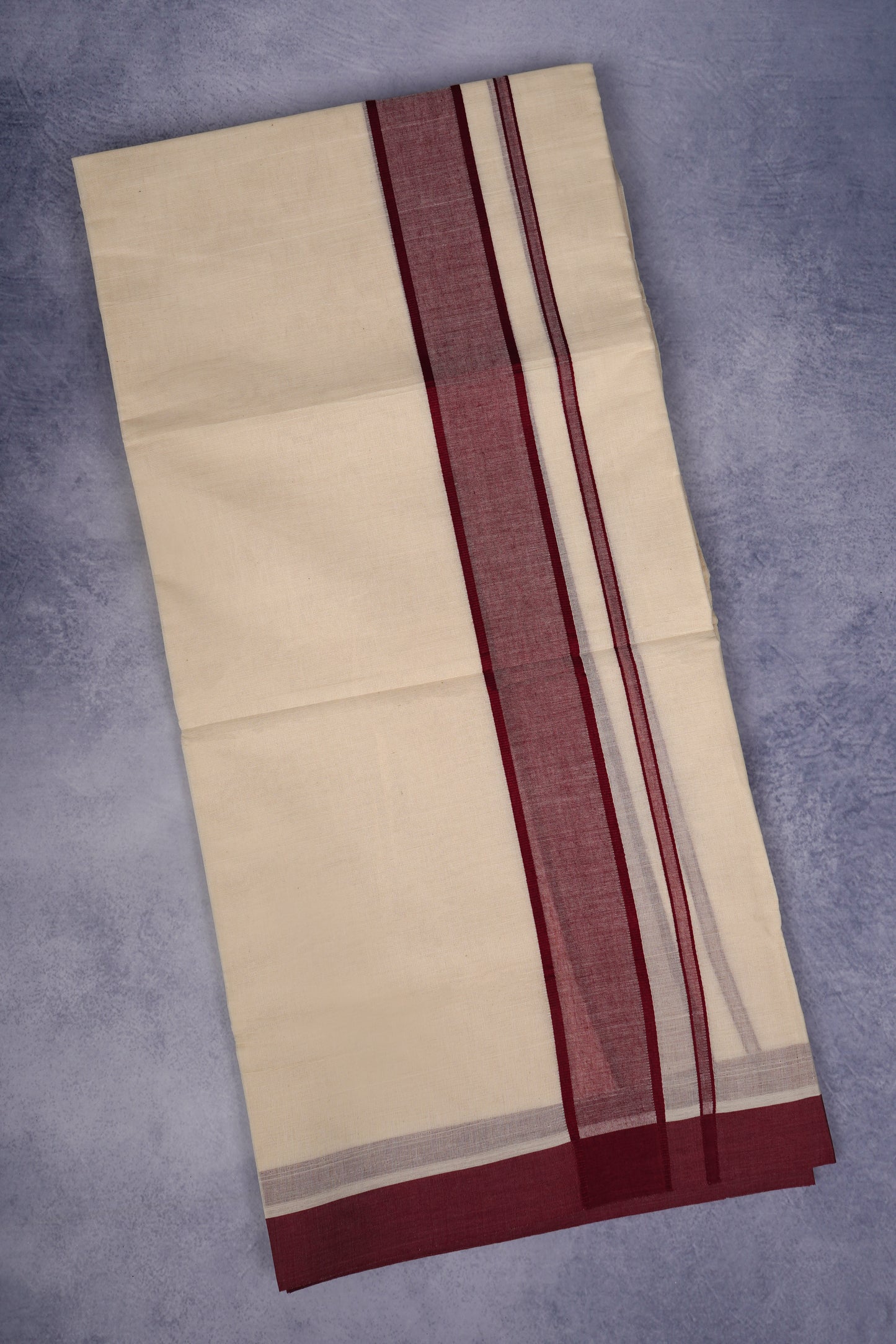 FCD-74C C/D DHOTI 4.00 MTR-Dark Maroon