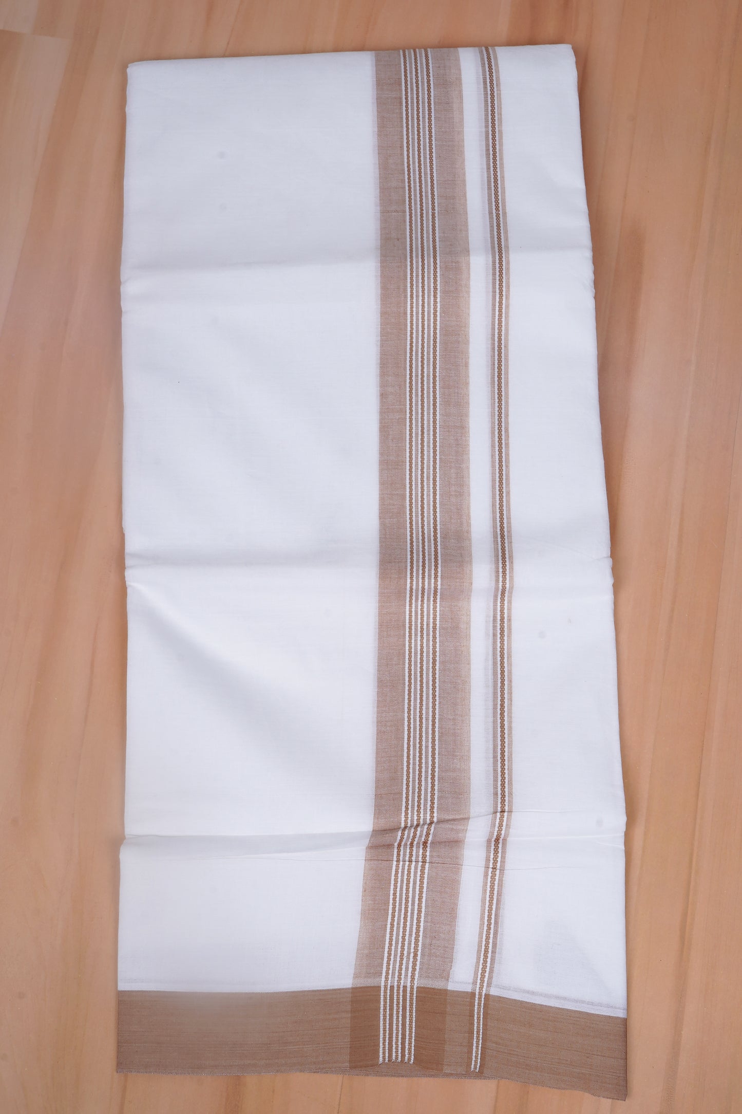 FCD-613 W/D DHOTI 3.80 MTR - Light brown