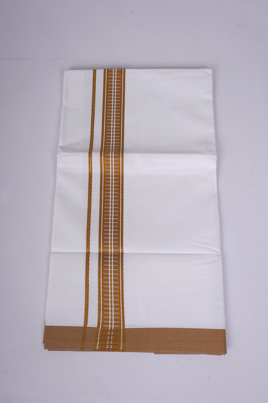 FS-99 W/S DHOTI 2.00 MTR - LIGHT BROWN