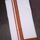 FD-176 W/D DHOTI 3.80 MTR-Brown