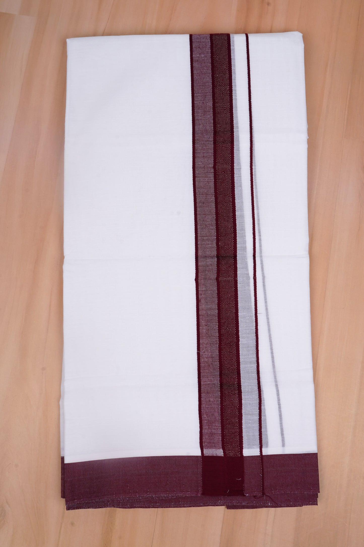 FCD-395 W/D DHOTI 3.80 MTR - Coffee brown