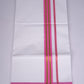 FS-100 W/S DHOTI 2.00 MTR - Dark Pink