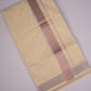 RGD-23C CREAM DOUBLE DHOTI  4.00 MTR