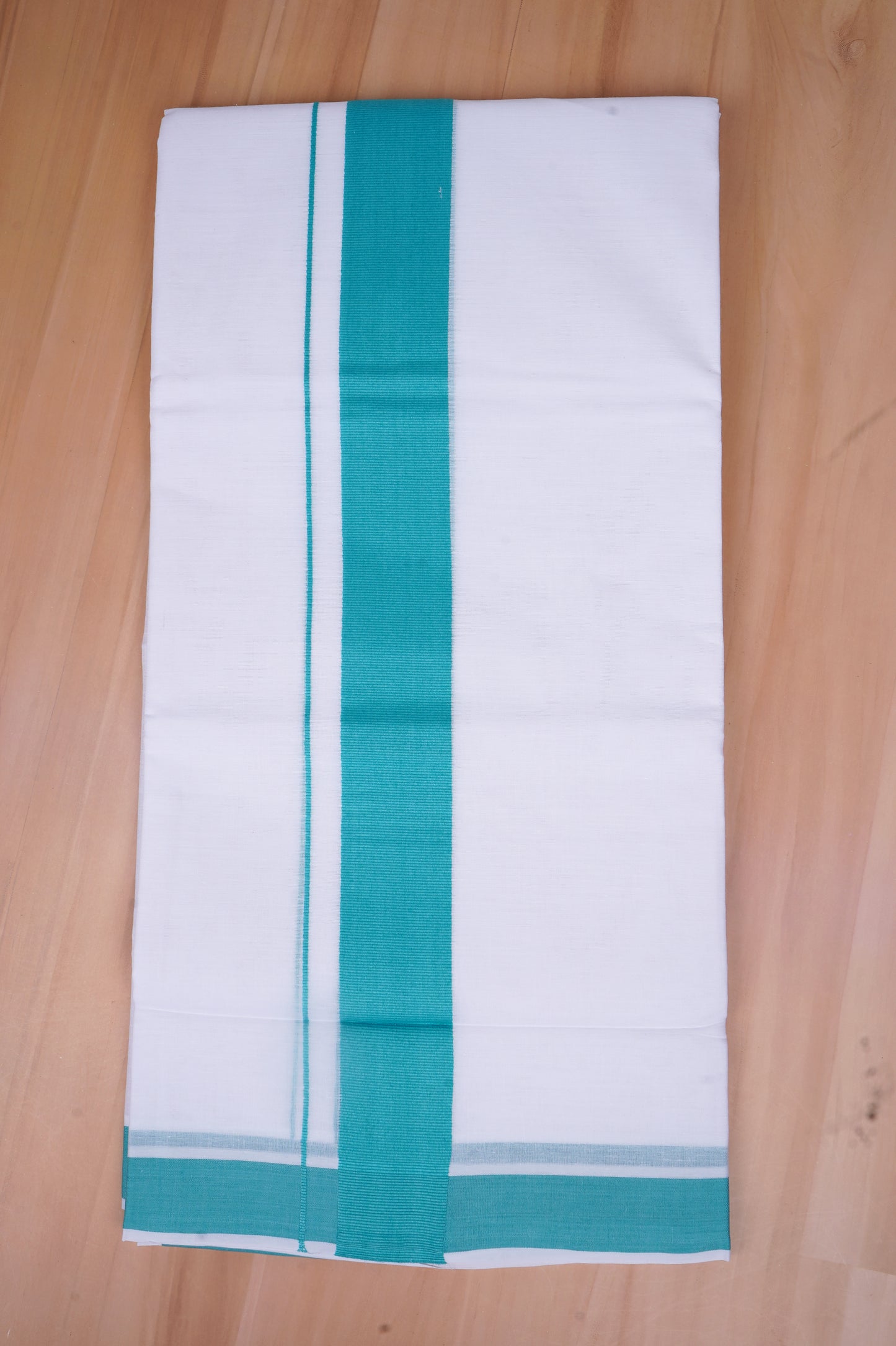 FCD-333 W/D DHOTI 3.80 MTR- Peacock Blue