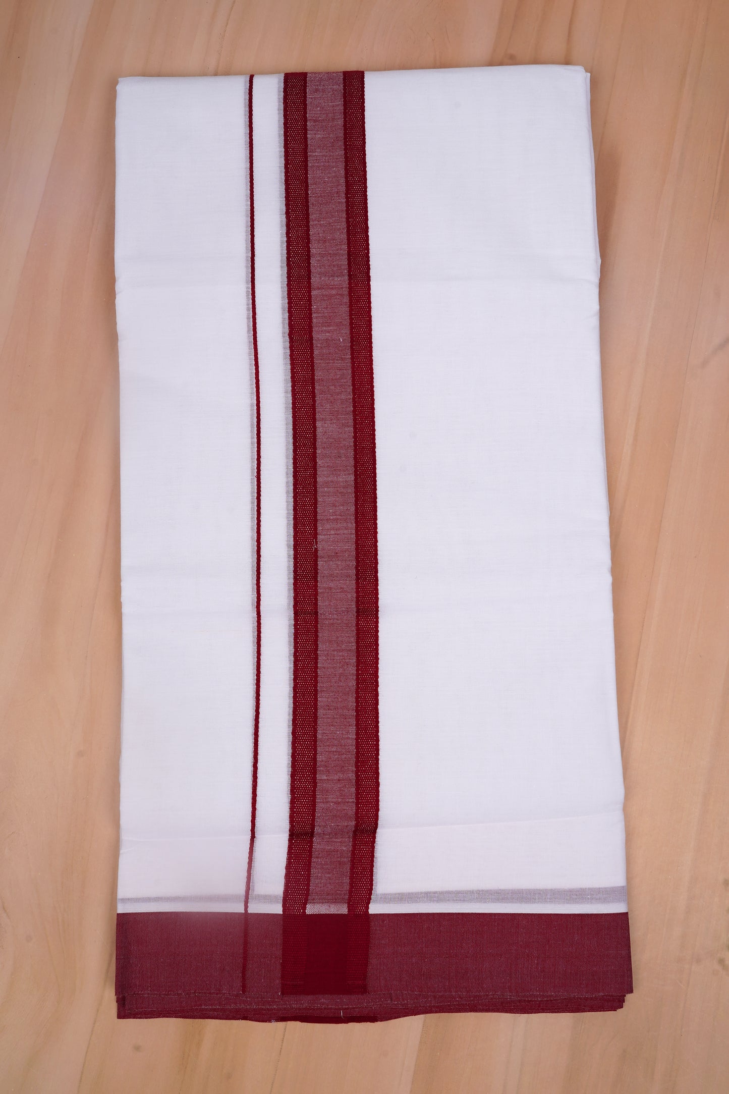 FCD-391 W/D DHOTI 3.80 MTR- Blood Red