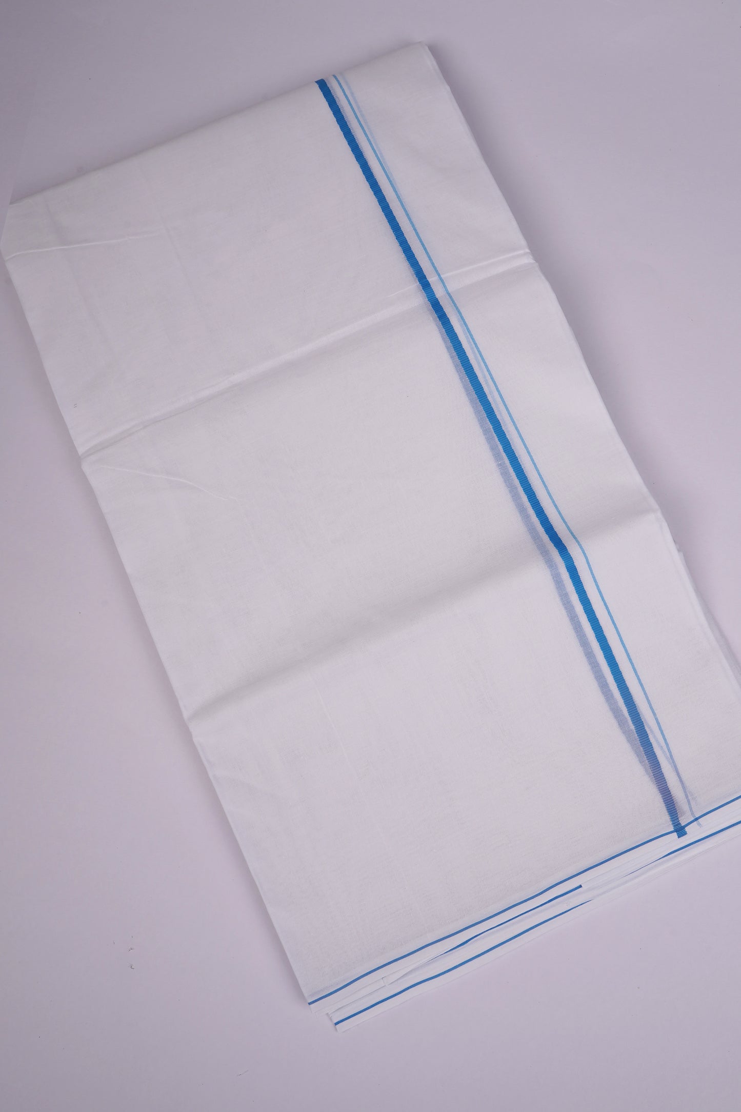 SD-14 W/D DHOTI  3.80 MTR-Blue