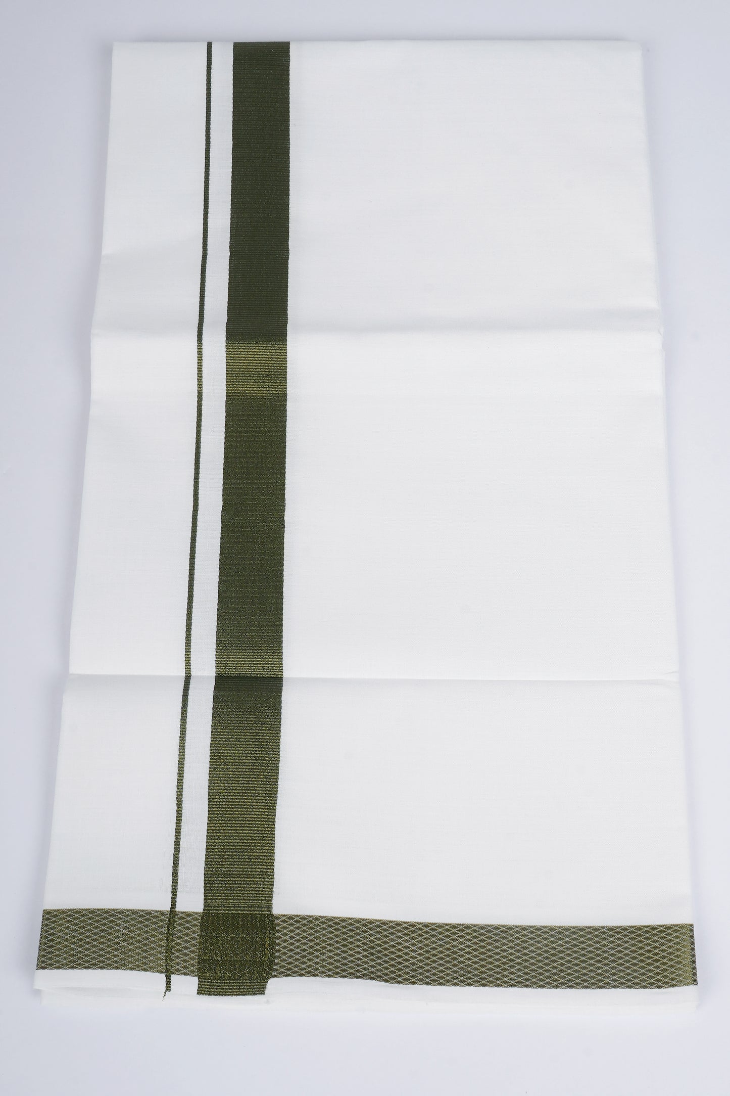 FS-137 W/S DHOTI 2.00 MTR - DARK GREEN