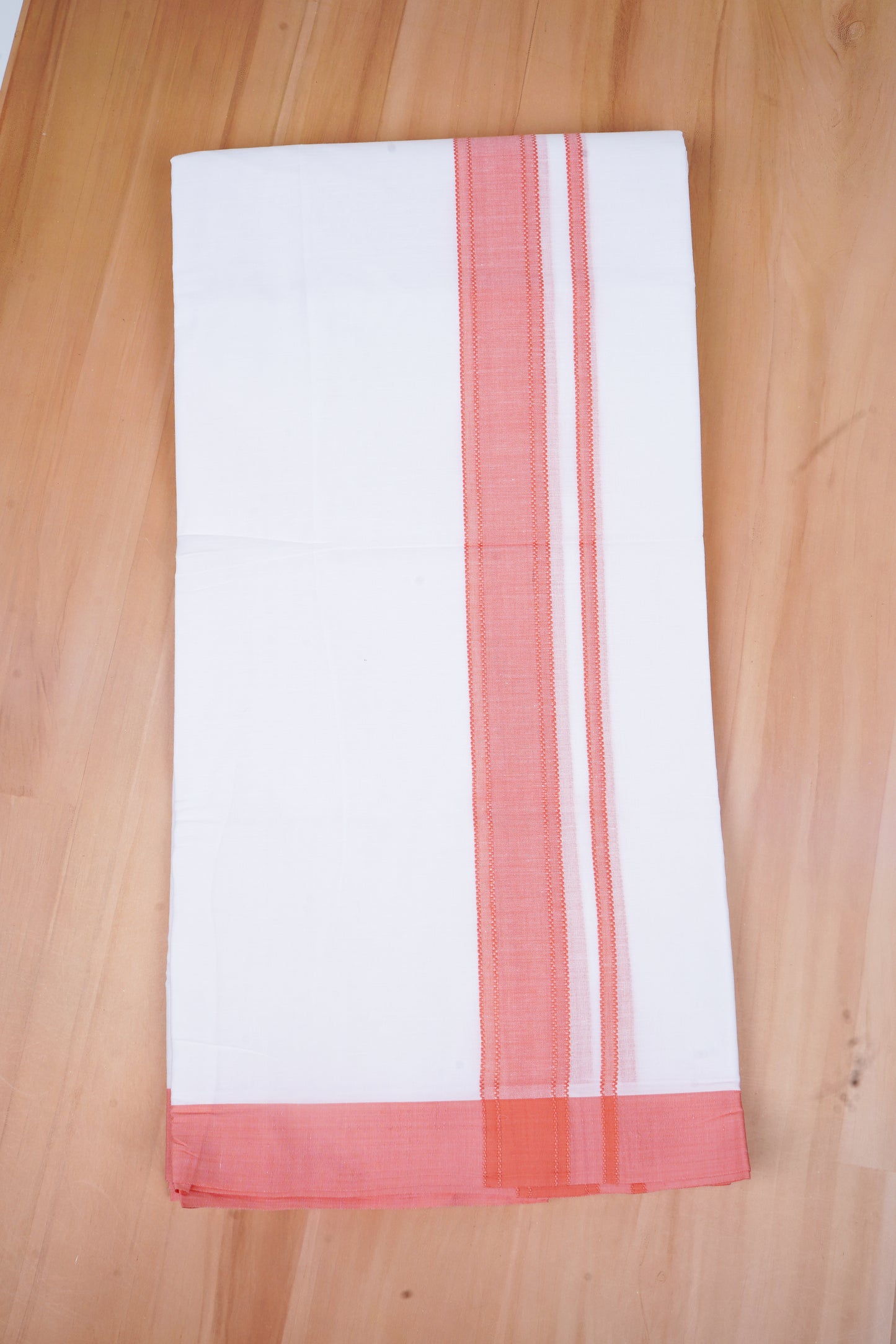 425FD-02 W/D DHOTI 4.25 MTR- Light Red