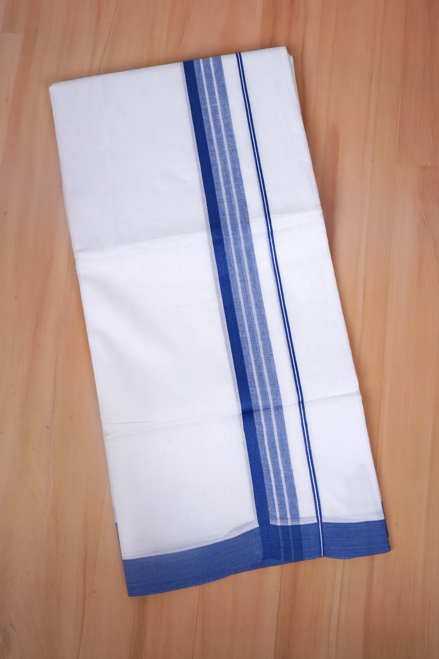 FCD-586 W/D DHOTI 3.80 MTR - Blue