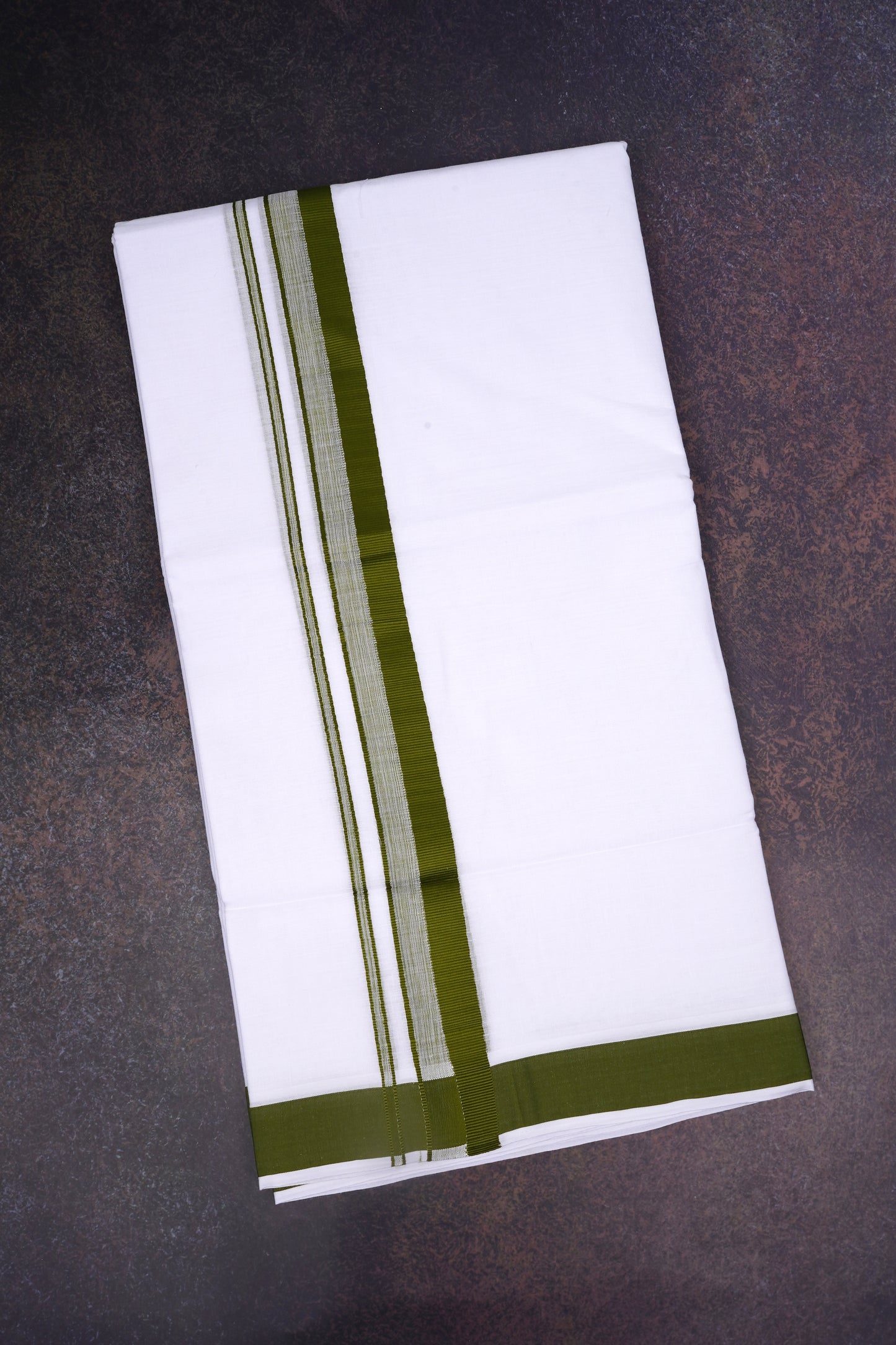 FD-170 W/D DHOTI 3.80 MTR-Dark Green