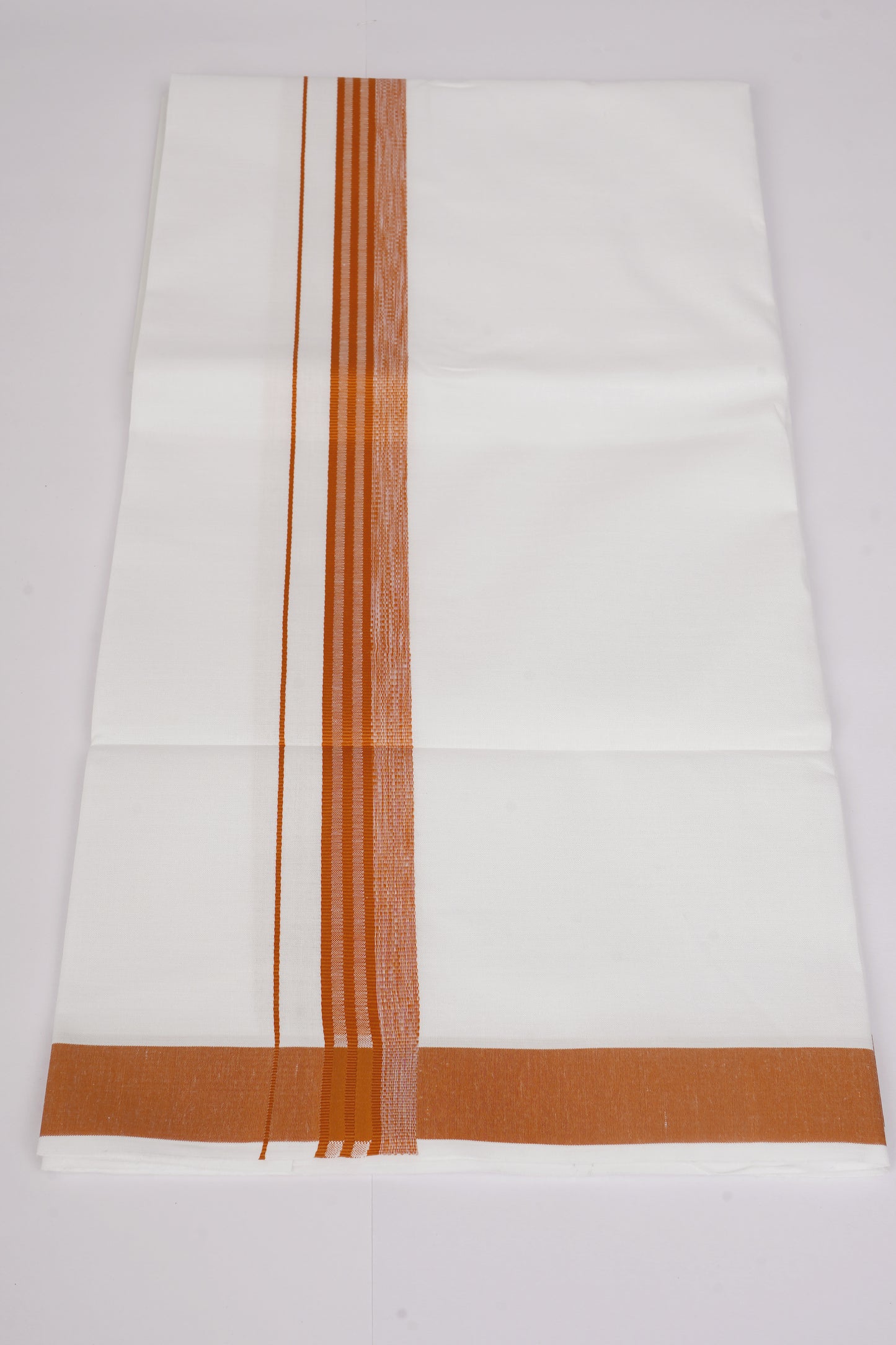 FS-129 W/S DHOTI  1.90 MTR -  Light orange