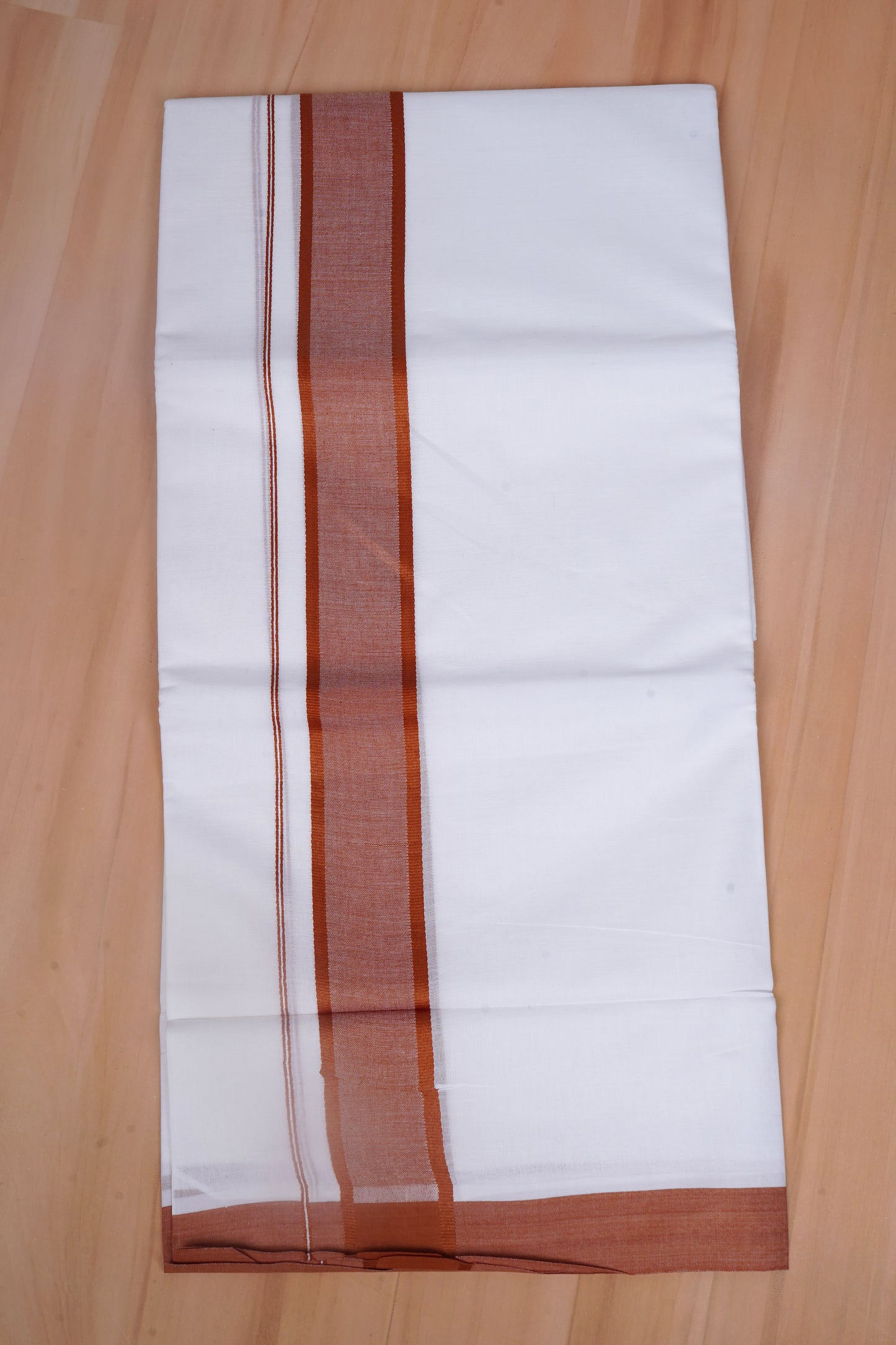 FCD-74 W/D DHOTI 3.80 MTR- Brown