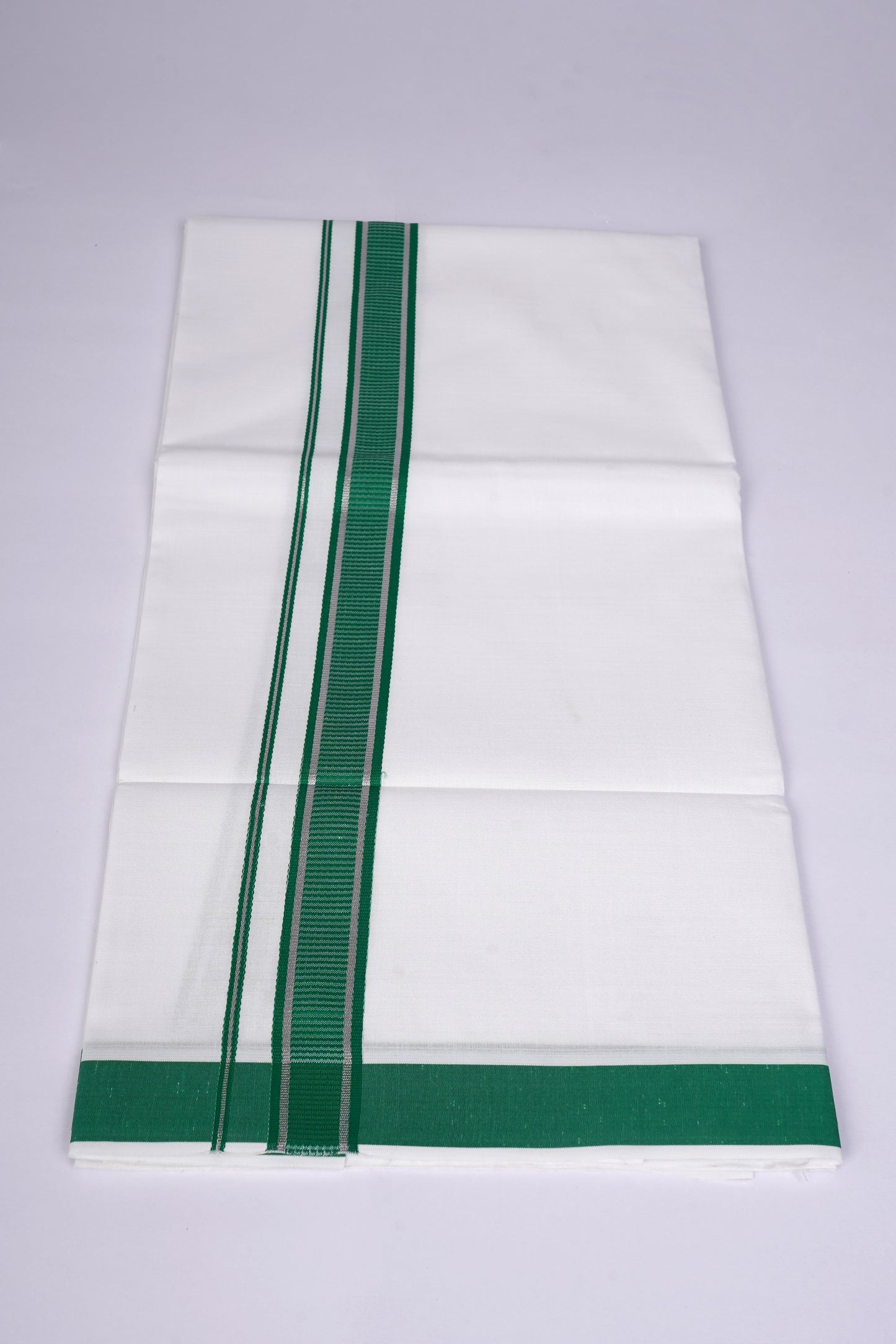 FS-130 W/S DHOTI  1.90 MTR - Dark Green