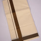 FD-08C CREAM DOUBLE DHOTI  3.80 MTR-Kaaki