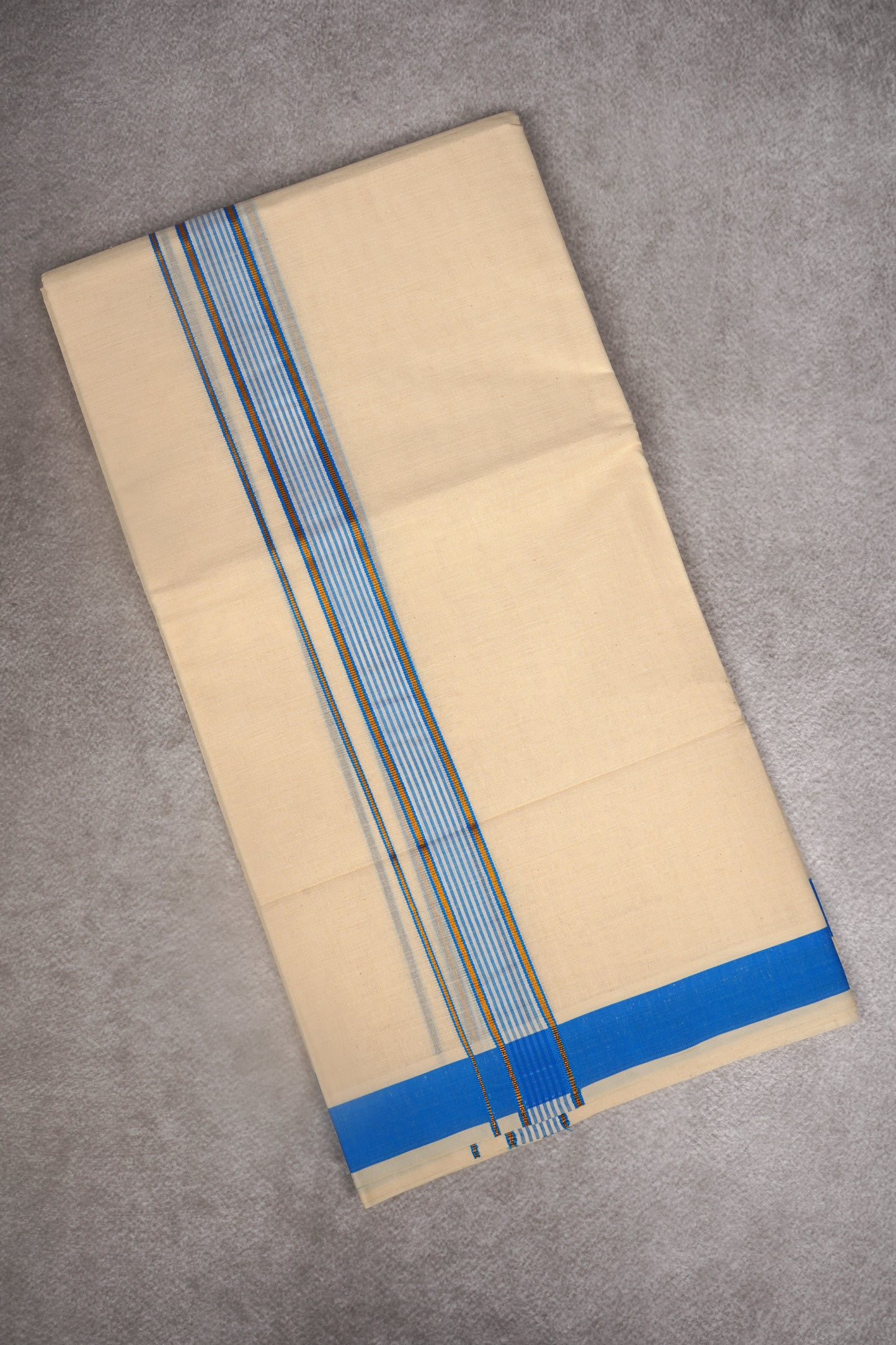 FD-186C C/D DHOTI  3.80 MTR-Blue