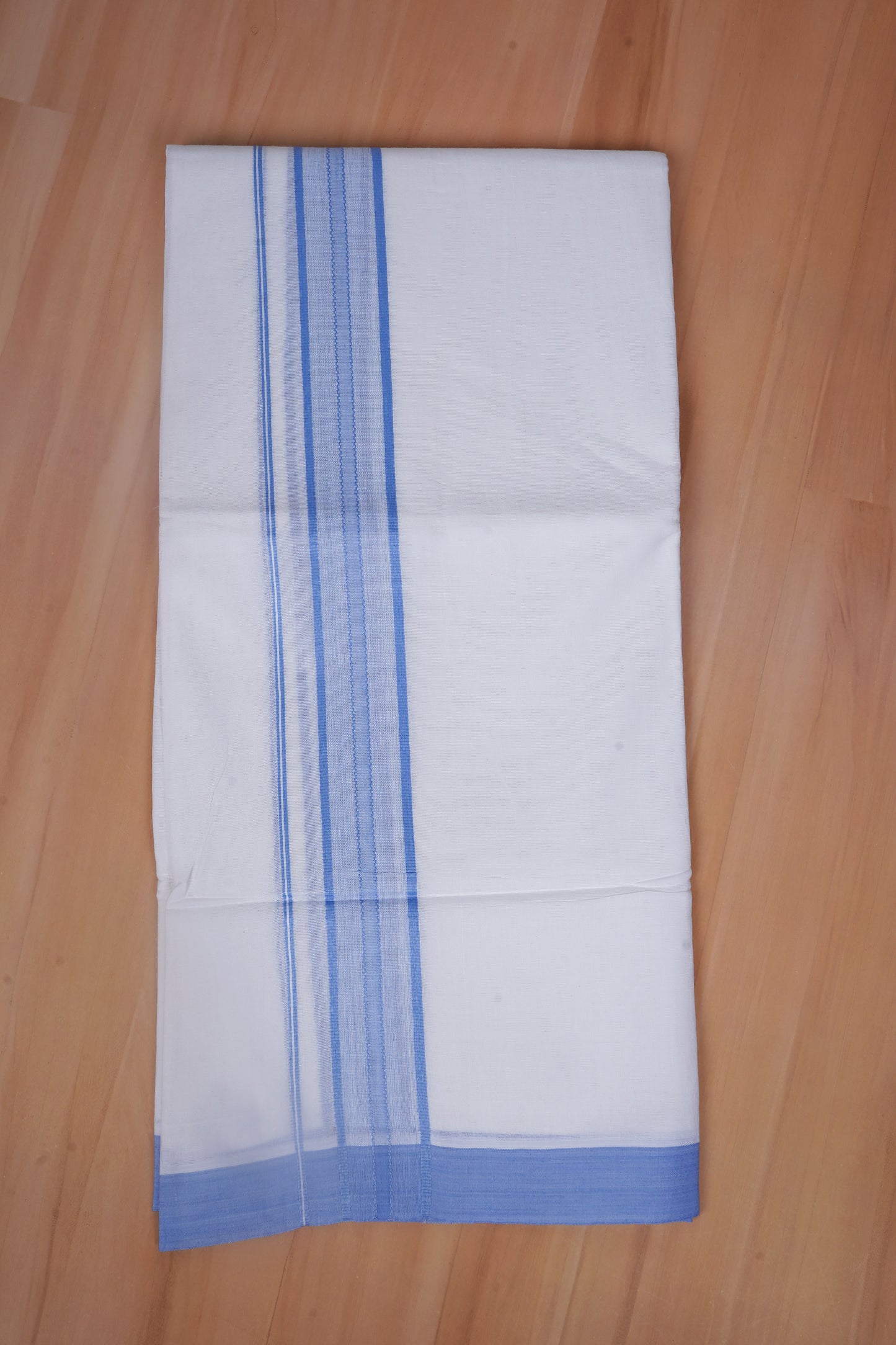 FCD-588 W/D DHOTI 3.80 MTR - Sky Blue