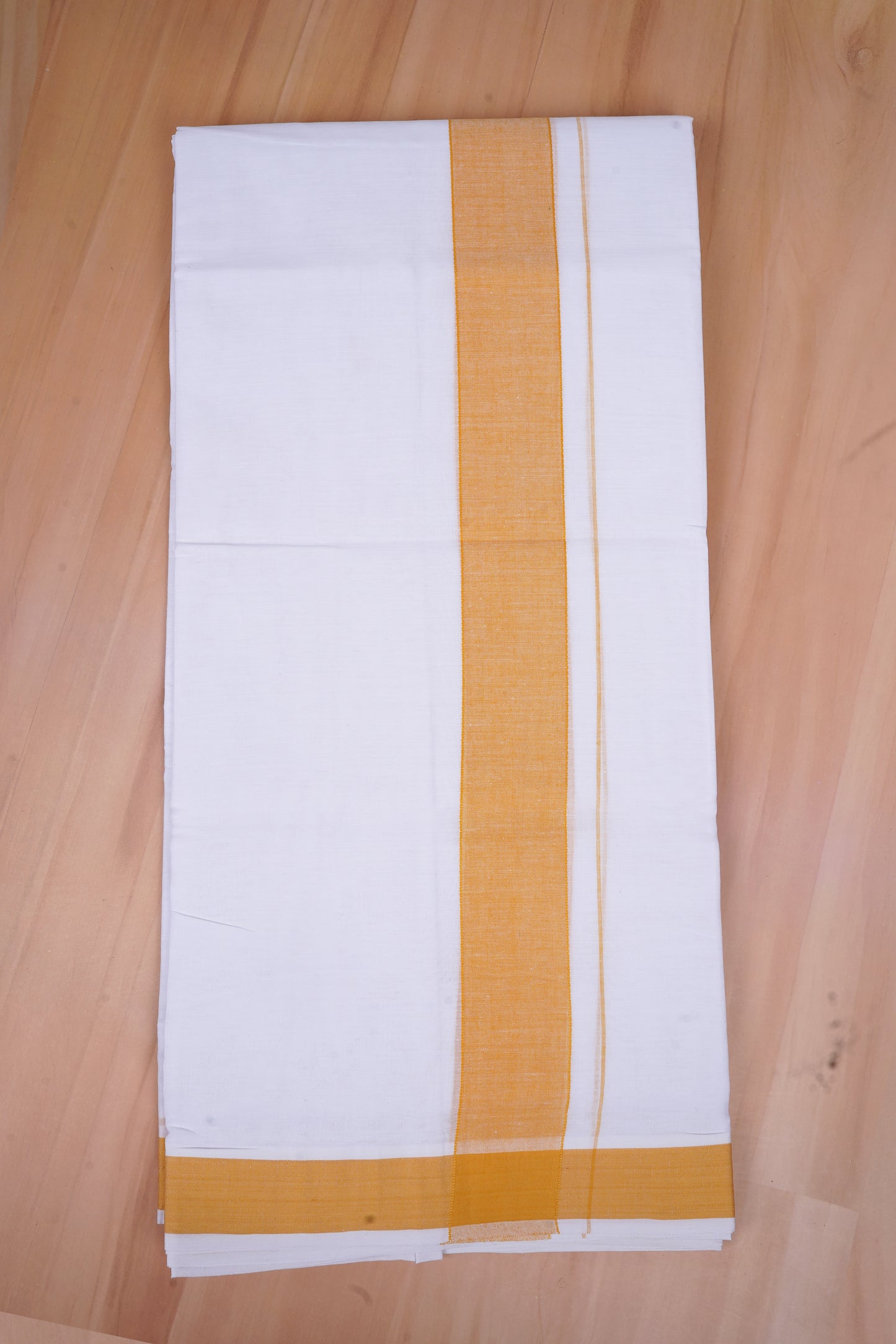 FCD-330 W/D DHOTI 3.80 MTR- Golden Yellow