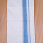FCD-03 W/D DHOTI 4.00 MTR-Sky Blue