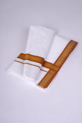 FS-103 W/S DHOTI 2.00 MTR - GOLD BROWN
