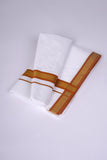 FS-103 W/S DHOTI 2.00 MTR - GOLD BROWN