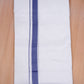FCD-381 W/D DHOTI 3.80 MTR - Blue