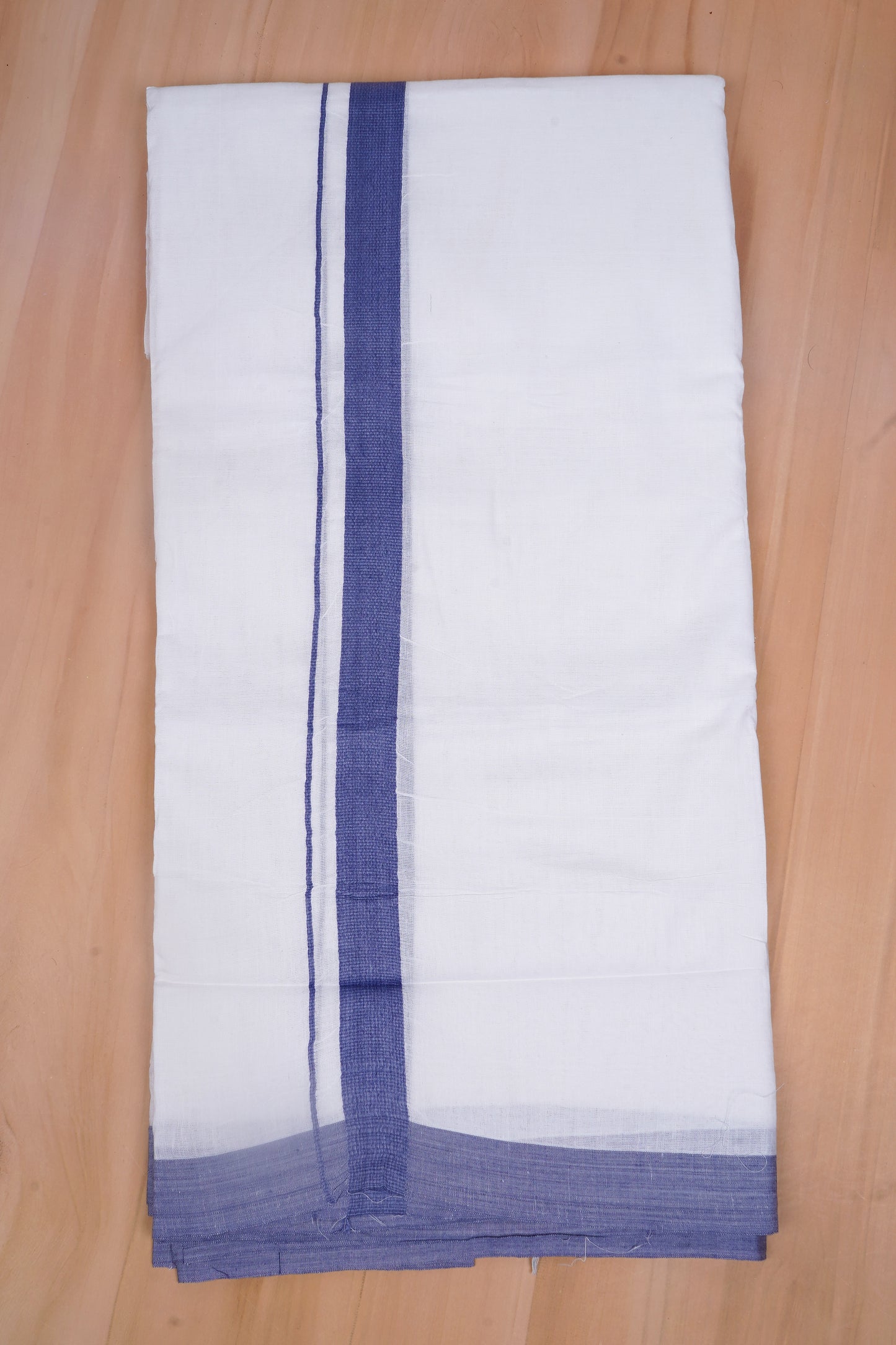 FCD-381 W/D DHOTI 3.80 MTR - Blue