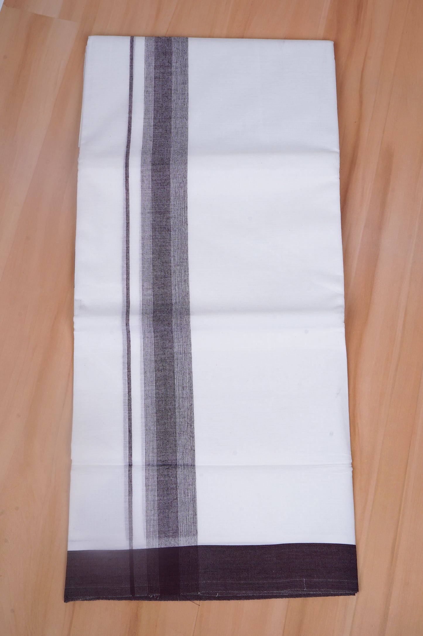 FCD-611 W/D DHOTI 3.80 MTR - Coffee Brown