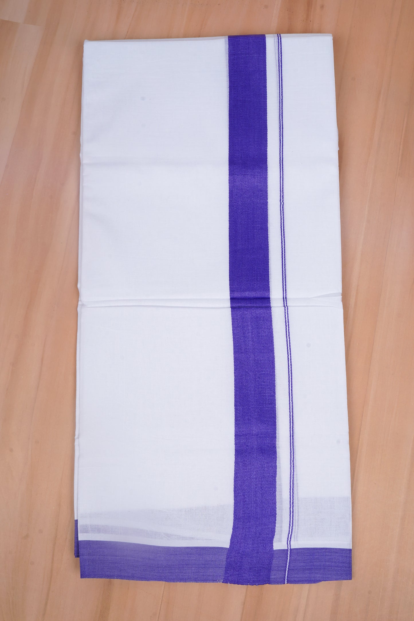 FCD-614 W/D DHOTI 3.80 MTR - Blue