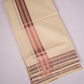 RGD-21C CREAM DOUBLE DHOTI  4.00 MTR