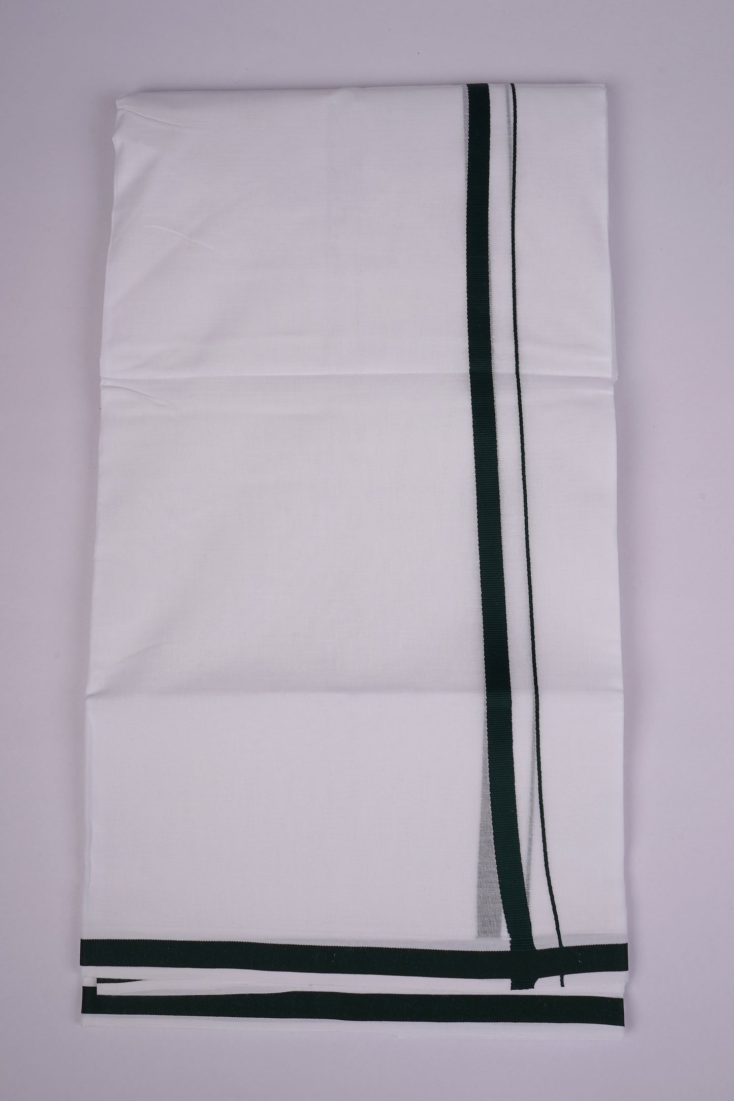 HD-27 W/D DHOTI  3.80 MTR-Dark Green