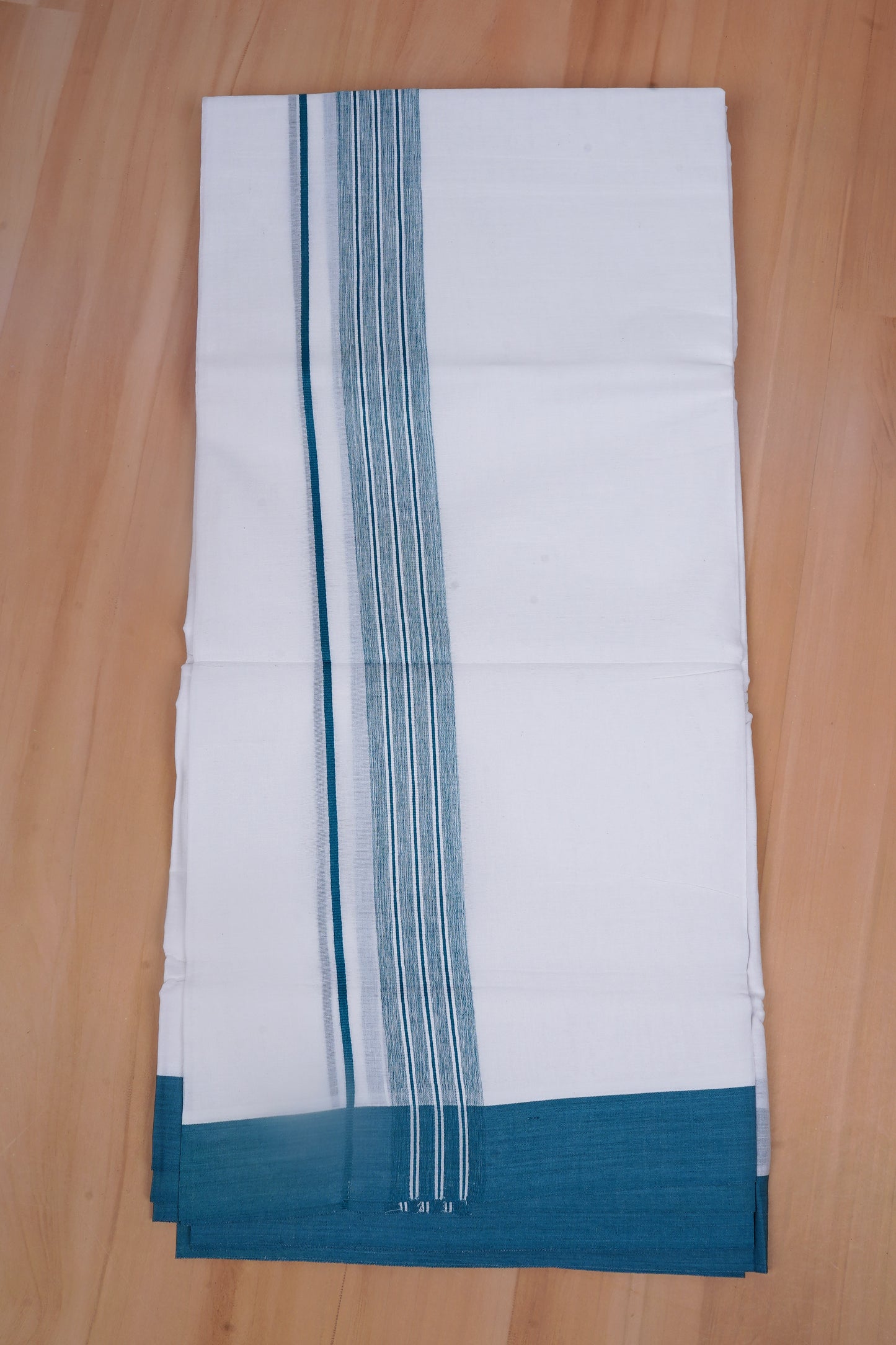 FCD-599 W/D DHOTI 3.80 MTR - Sea Blue