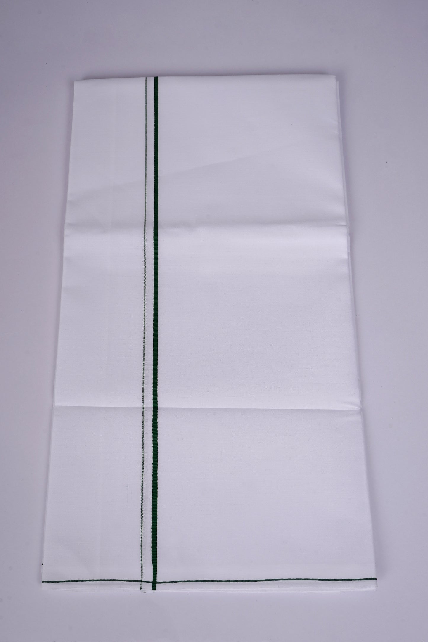 SS-STAIN FREE W/S DHOTI  2.00 MTR - Green