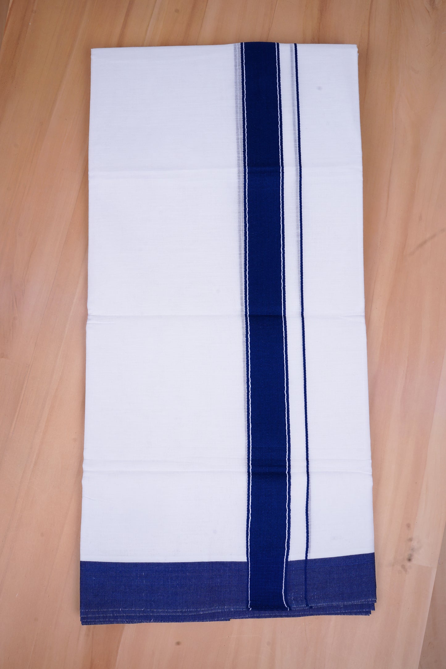 FCD-487 W/D DHOTI 3.80 MTR-Dark Blue