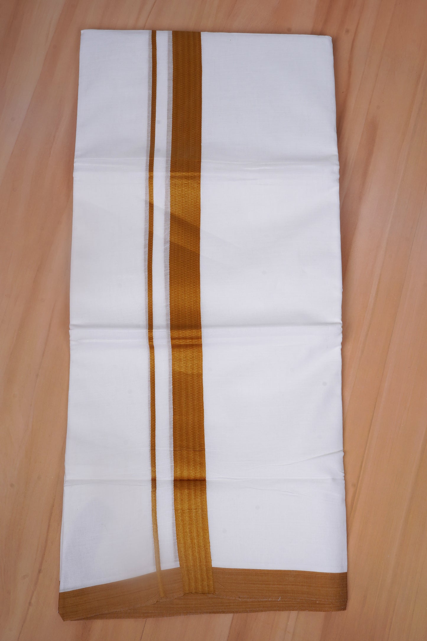 FCD-75 W/D DHOTI 3.80 MTR- Gold Yellow