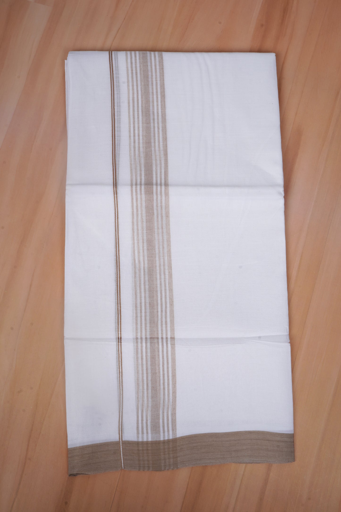 FCD-578 W/D DHOTI 3.80 MTR - Light Brown