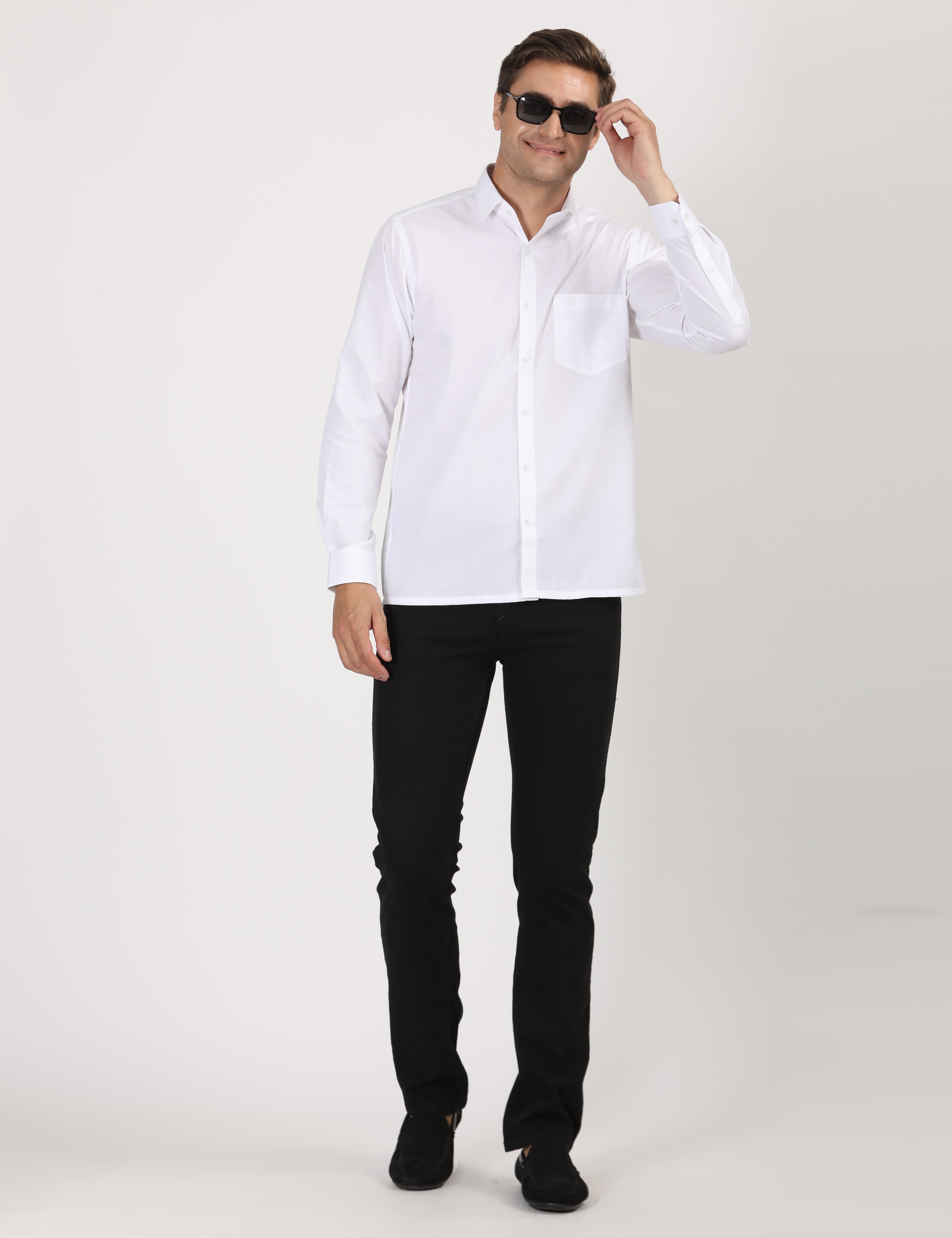 GIZA COTTON WHITE SHIRT